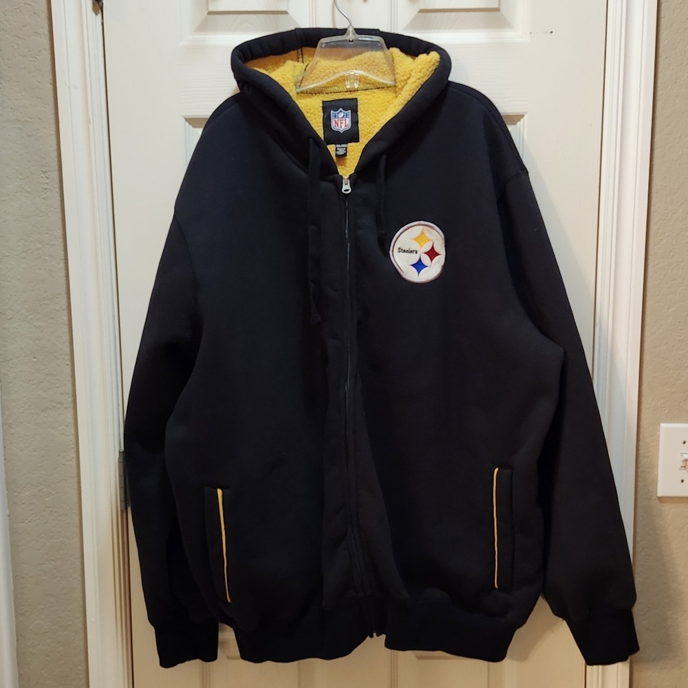 Pittsburgh Steelers hoodie coat XXL